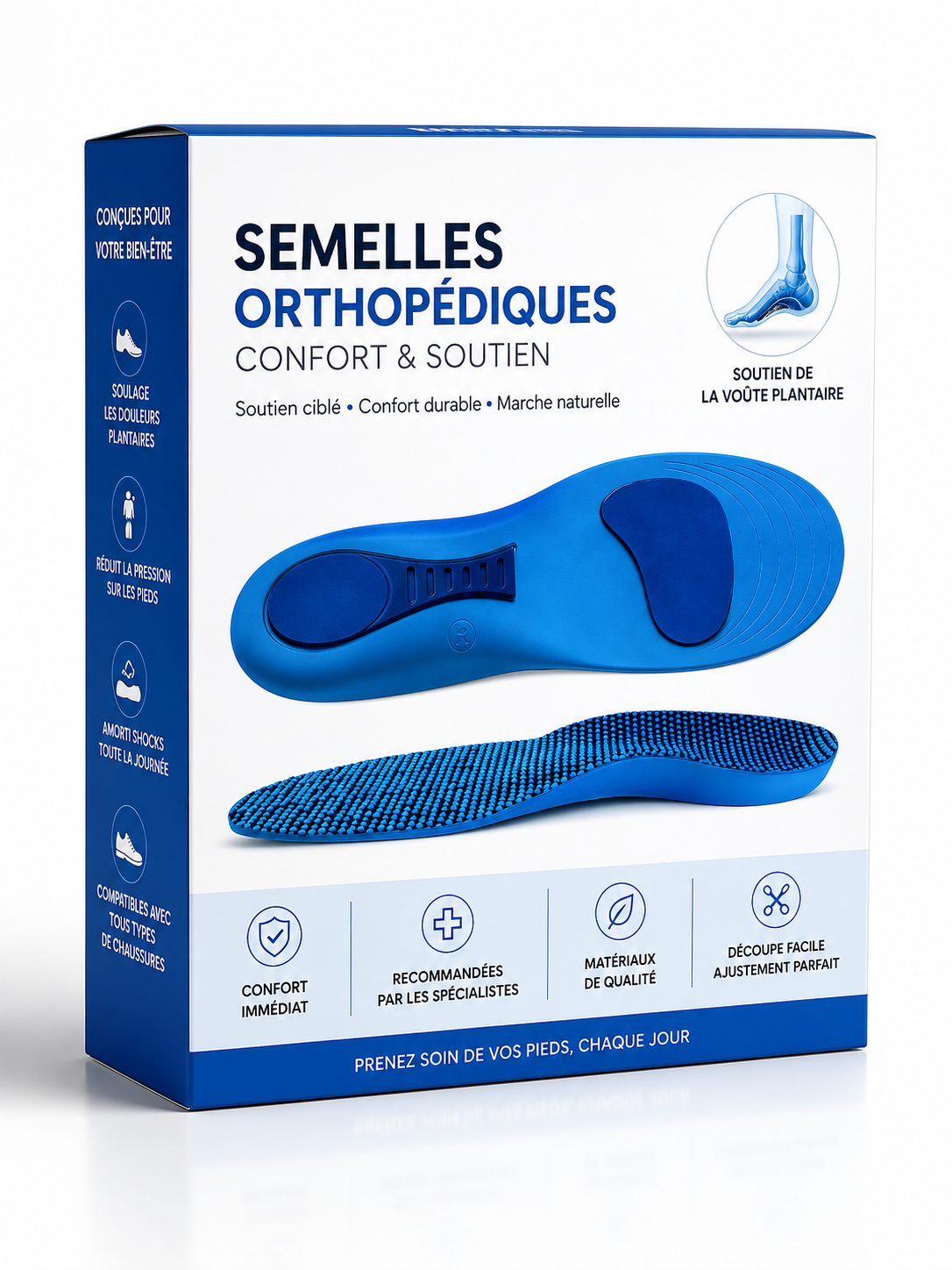 Semelles Orthopédiques Anti-Douleur